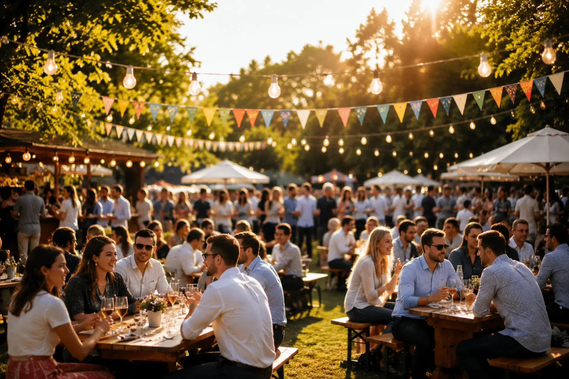 Getraenkeservice fuer Sommerfeste
